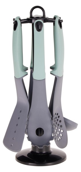 Küchenhelfer-Set grün, 7-teilig Kunststoff PBT