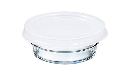 Stapelschale niedrig 11cm, mit PE-Deckel, 25cl,