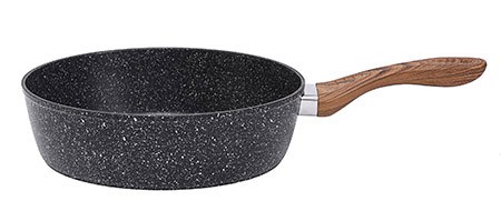 Schmorpfanne CRISPY-Natura Wood BIG, 28cm, m.Stiel