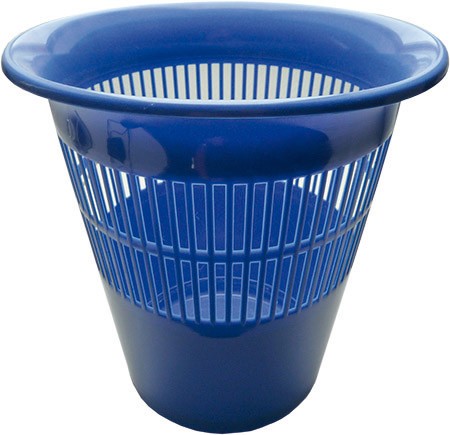 Papierkorb Kunststoff PP blau