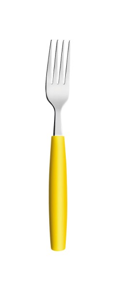 Dessertgabel PIXEL, yellow, 17,8cm,