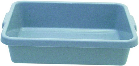 Geschirrwanne mit Griffmulden, grau, PP,