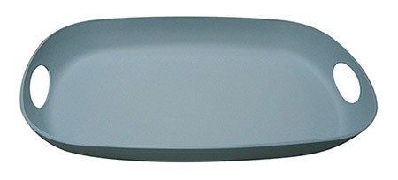 Tablett Pangea oval, blau