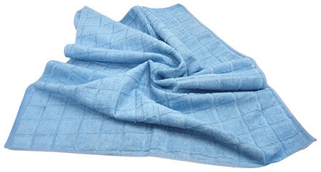 Bodentuch Mikrofaser, blau 50x60cm, 240g/m²