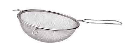 Passiersieb, Ø18cm, Edelstahl, mit Drahtgriff