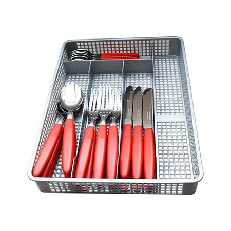Menübesteck-Set 25teilig IPANEMA rot