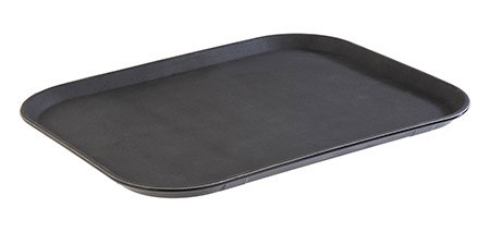 Serviertablett NOSLIDE schwarz, rutschfest