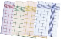 Geschirrtuch-Set, 4-teilig, rot, grün, gelb, blau, Geschirrtuch-Set, 4-teilig, rot, grün, gelb, blau,