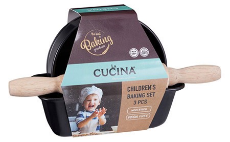 Kinder Back-Set, 3-teilig, Mini-Springform
