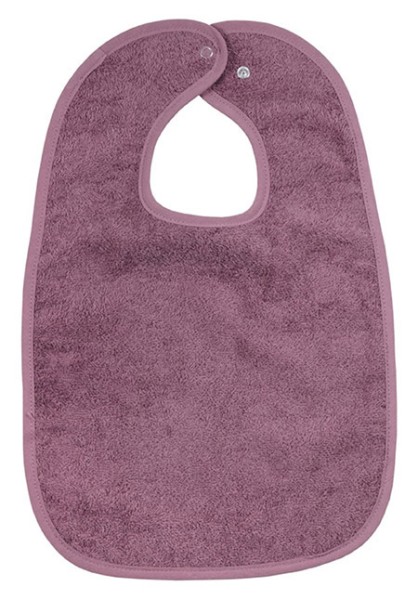 Riesen-Latz mit Druckknopf 30x45, mauve, Frottee