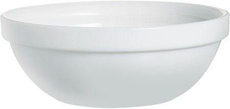 Stapelschale, 14cm, 47cl, Rest. Uni weiß
