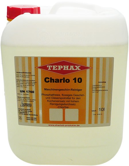 Geschirrspülmittel Charlo 10, Kanister 10Ltr.