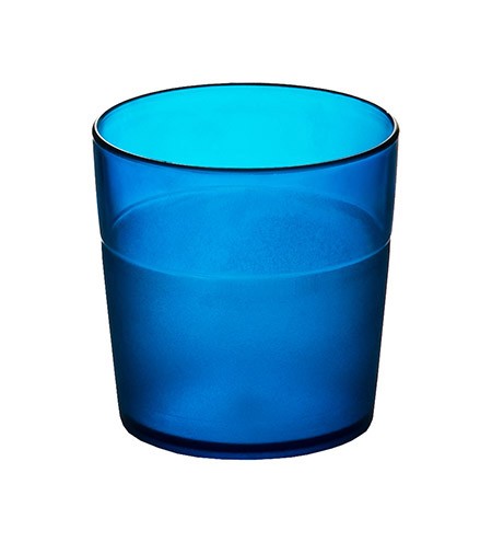 Becher FROST 0,17l, blau/transparent,