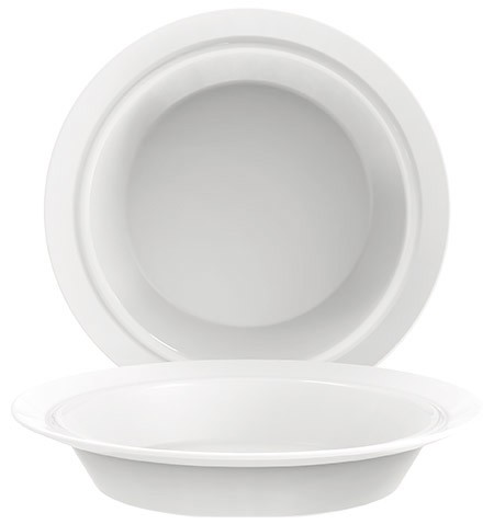 Teller tief, 23cm, Autonomy White