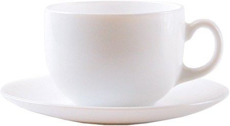 Tasse m. UT, 22cl, Evolution Uni weiß,