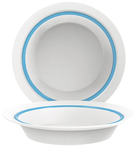 Teller tief, 23cm, Autonomy Blue