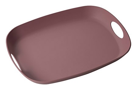 Tablett Reamo oval, mauve