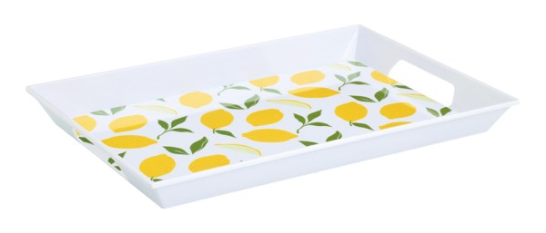 Tablett LEMONS, Kunststoff Melamin