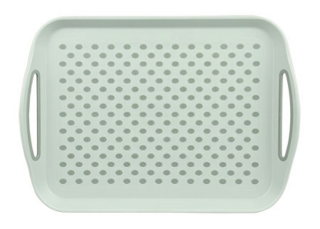Tablett mit Anti-Rutsch Noppen, mintgrün