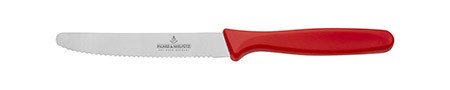 Pizza-/Brotzeitmesser, rot, Klinge 11cm,