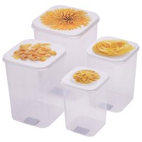 Vorratsdosen-Set 4tlg. Nudeln gelb Vorratsdosen-Set 4tlg. Nudeln gelb