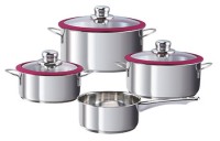 Topfset BERRY 4-teilig, Edelstahl rostfrei Topfset BERRY 4-teilig, Edelstahl rostfrei