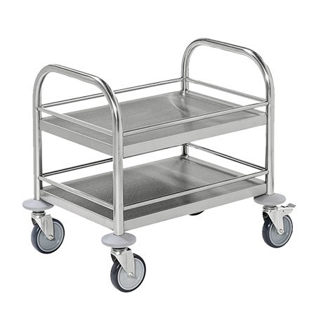 MINI-Servierwagen, 2 Borde je mit Reling