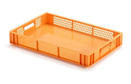 Tablettkorb orange, Kunststoff PE