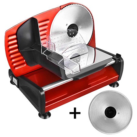 Haushalt Allesschneider ROT inkl. Wellenschliff-