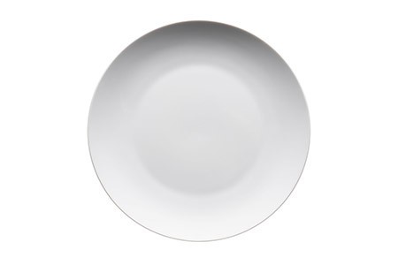 Teller flach 24,5cm Barca, weiß