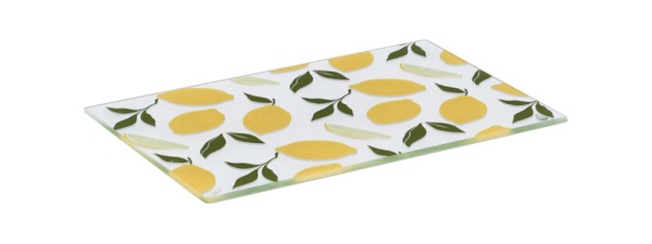 Glasschneideplatte LEMONS, 30 x 20 x 0,6cm