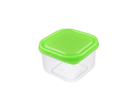 Freshbox, 0,25 L, quadratisch, grüner Deckel,