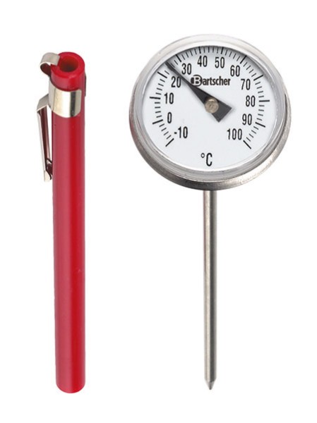 Einstech-Thermometer A1020, analog rund,