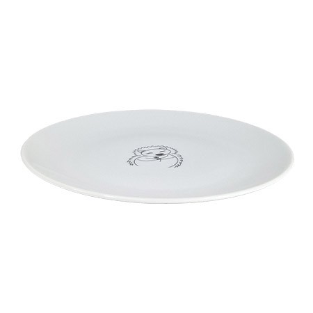 Teller flach Ø21cm, Motiv Igel, Waldbande