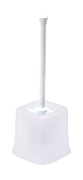 WC-Garnitur, Square, weiß, 2-tlg. Kunststoff