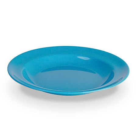Teller tief, 24cm, hellblau, Polypropylen