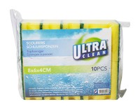 Topf-und Scheuerschwamm 10er Pack gelb Topf-und Scheuerschwamm 10er Pack gelb