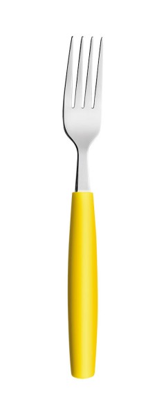 Menügabel PIXEL, yellow, 20,5cm,