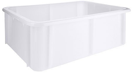 Stapelbehälter, weiß, 40 Ltr., HDPE Kunststoff