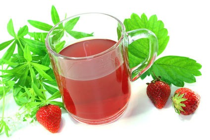 Waldmeister-Erdbeer-Tee- Filterkette