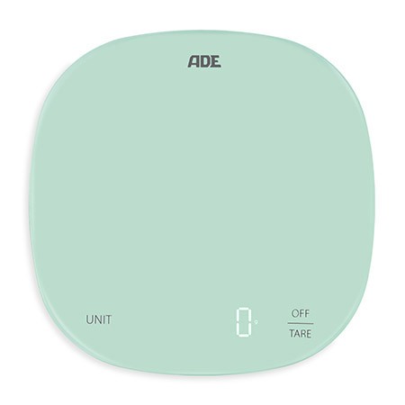 Glas-Küchenwaage Kyra, mint, Wiegebereich 10kg