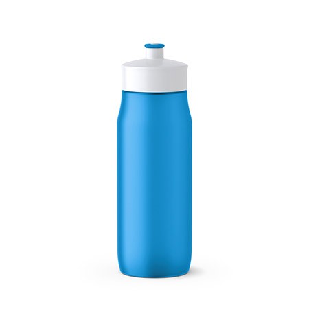 Trinkflasche Squeeze blau, 0,6L, PE, mit